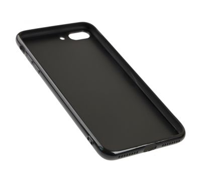 Чохол для iPhone 7 Plus / 8 Plus glass 3D чорний 2423702