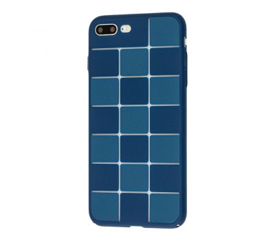 Чохол Cococ для iPhone 7 Plus / 8 Plus квадрати синій