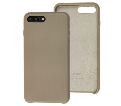 Чохол для iPhone 7 Plus / 8 Plus Leather case (Leather) темно-сірий