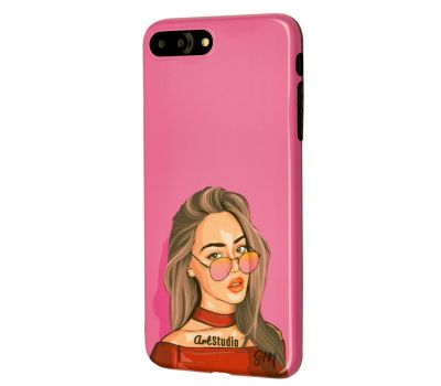 Чохол для iPhone 7 Plus / 8 Plus ArtStudio Girls Power "girl" рожевий