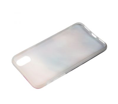 Чохол Light Mramor для iPhone X/Xs case 360 ​​рожево-блакитний 2425333