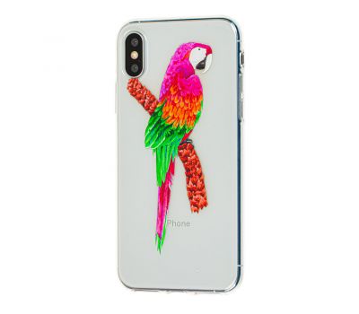 Чохол для iPhone X / Xs папуга