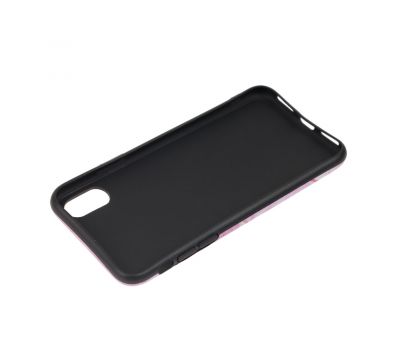 Чохол IMD для iPhone X / Xs Mramor рожевий 2425252