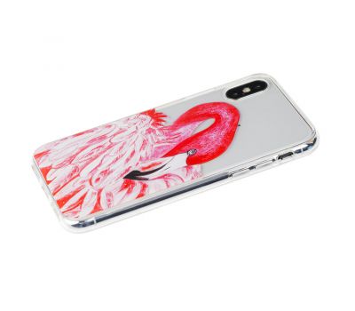 Чохол для iPhone X / Xs Lovely "рожевий фламінго" 2425722