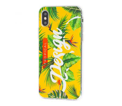 Чохол Lovely для iPhone X / Xs Tropical