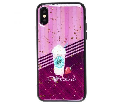 Чохол Confetti для iPhone X / Xs fashion my style starbucks