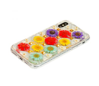 Чохол для iPhon X/Xs Flowers 3D "гербери" 2425639
