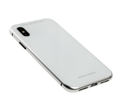 Чохол для iPhone X/Xs магнітний білий 2426175