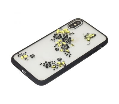 Чохол Luoya New для iPhone X / Xs soft touch метелик 2426305