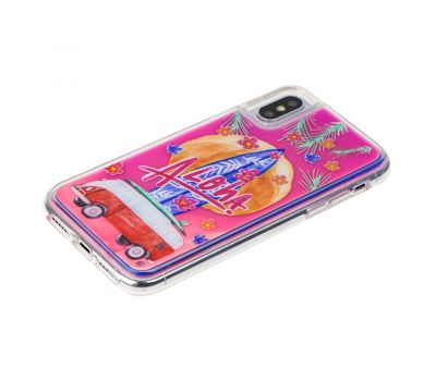 Чохол для iPhone X / Xs "Neon пісок" Aloha 2426830