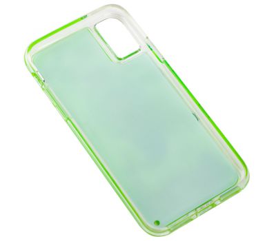 Чохол Neon пісок для iPhone X / Xs помаранчевий зелений "русалка" 2426853