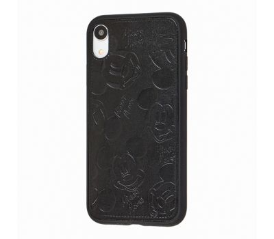 Чохол для iPhone Xr Mickey Mouse leather чорний