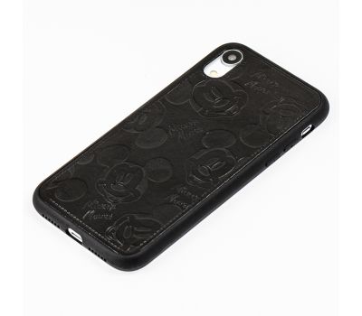 Чохол для iPhone Xr Mickey Mouse leather чорний 2428711
