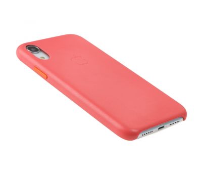 Чохол для iPhone Xr Leather classic "peony pink" 2428565