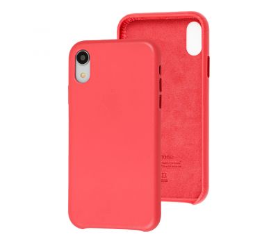 Чохол для iPhone Xr Leather Case (Leather) peony pink