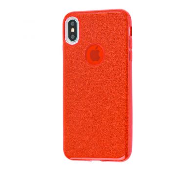 Чохол для iPhone Xs Max Shining Glitter червоний