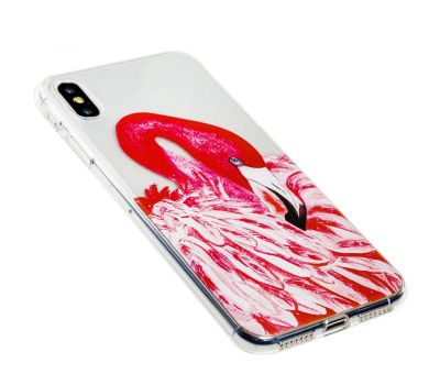 Чохол для iPhone Xs Max Lovely "рожевий фламінго" 2429492