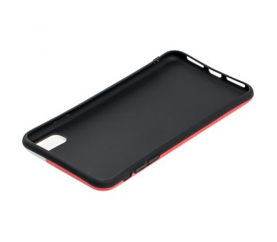 Чохол для iPhone Xs Max IMD червоно-білий 2429771