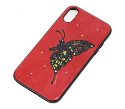 Чохол для iPhone Xr WK design червоний "метелик" 2429057