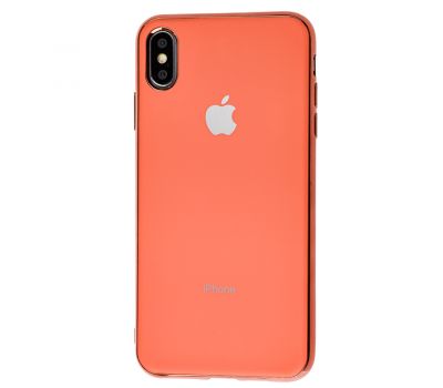 Чохол для iPhone Xs Max Silicone матовий кораловий