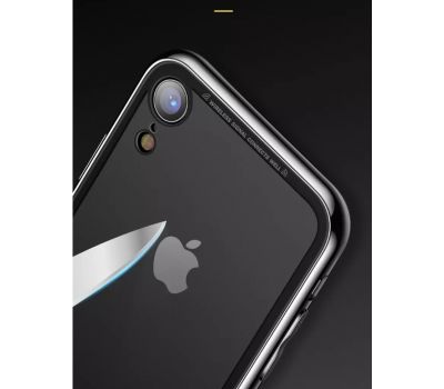 Чохол для iPhone Xs Max Style electroplating чорно сірий 2430777