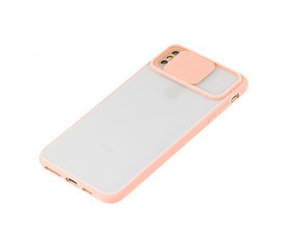 Чохол для iPhone Xs Max LikGus Camshield camera protect рожевий 2430551