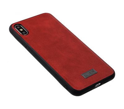 Чохол для iPhone Xs Max Sulada Leather червоний 2430784