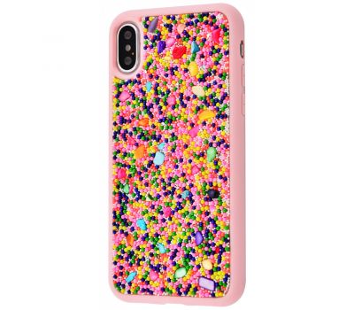 Чохол для iPhone Xs Max Bling pearl diamonds барвистий