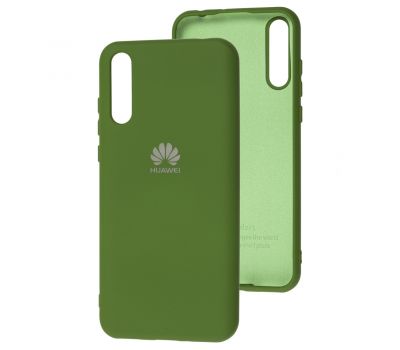 Чохол для Huawei P Smart S / Y8p Silicone Full зелений / forest green