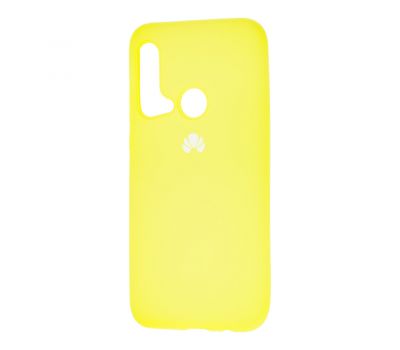 Чохол для Huawei P20 Lite 2019 Silicone Full лимонний