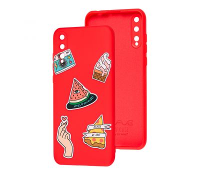 Чохол для Huawei P Smart Wave Fancy color style watermelon / red