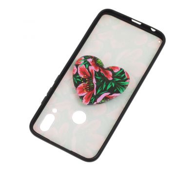 Чохол для Huawei P Smart 2019 Flowers + popsocket "Квіти №4" 2431211