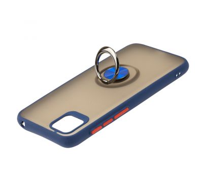 Чохол для Huawei Y5p LikGus Maxshield Ring синій 2432904