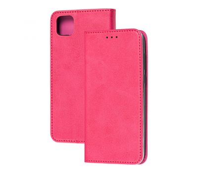 Чохол книжка для Huawei Y5p Black magnet рожевий