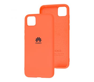 Чохол для Huawei Y5p Silicone Full помаранчевий