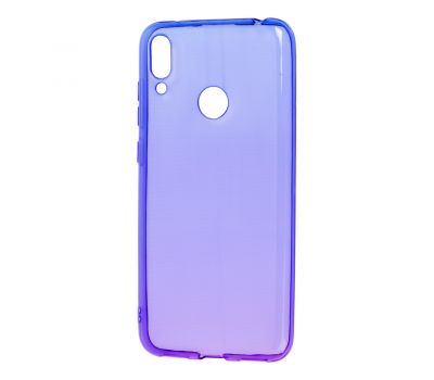 Чохол для Huawei Y7 2019 Gradient Design фіолетово-синій