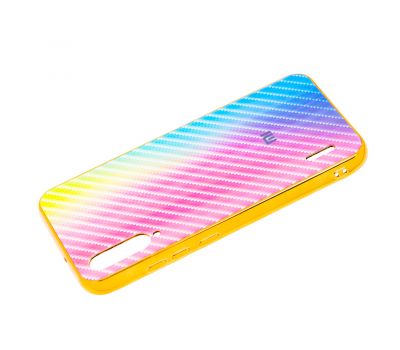Чохол для Xiaomi  Mi A3 / Mi CC9e Carbon Gradient Hologram рожевий 2435085