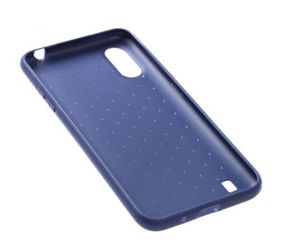 Чохол для Samsung Galaxy A01 (A015) Weaving синій 2436568