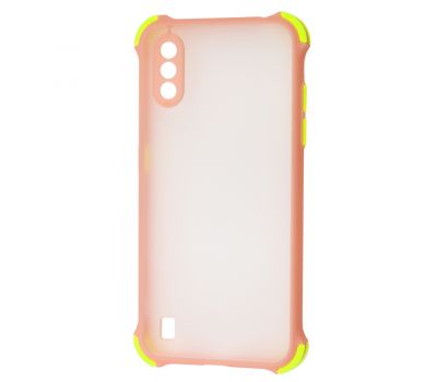 Чохол для Samsung Galaxy A01 (A015) LikGus Totu corner protection рожевий