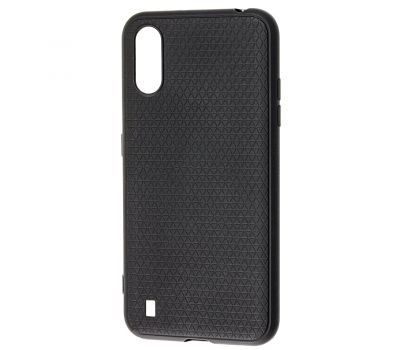 Чохол для Samsung Galaxy A01 (A015) Grid case чорний