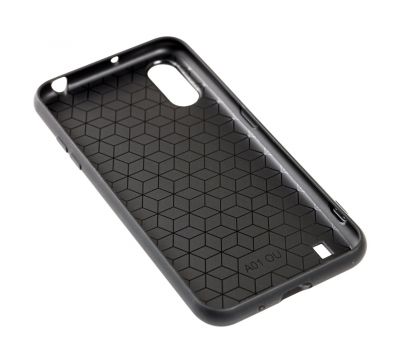 Чохол для Samsung Galaxy A01 (A015) Grid case чорний 2436185