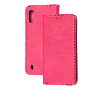 Чохол книжка Samsung Galaxy A01 (A015) Black magnet рожевий