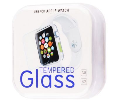Захисне 3D скло для Apple Watch Full Glue 38mm чорний 2437501