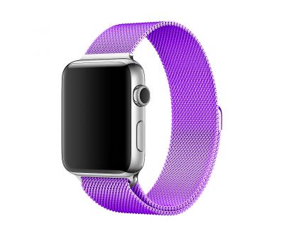 Ремінець для Apple Watch Milanese Loop 42mm / 44mm фіолетовий