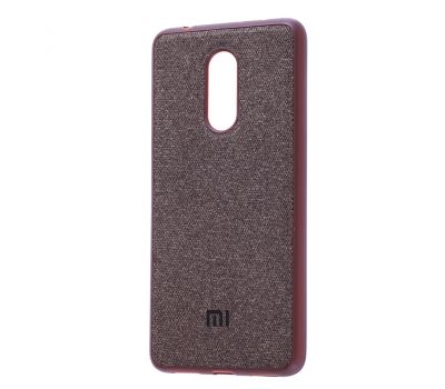 Чохол для Xiaomi Redmi 5 Textile коричневий