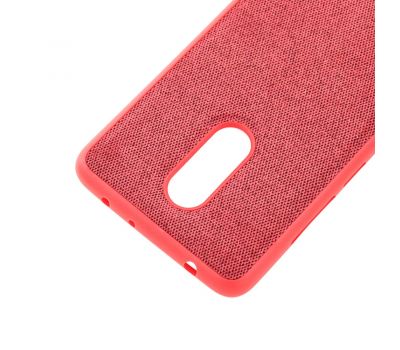 Чохол для Xiaomi Redmi 5 Label Case Textile червоний 2439720