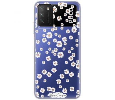 Чохол для Xiaomi Poco M3 Mixcase квіти 7