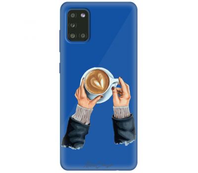Чохол для amsung Galaxy A31 (A315) Mixcase кава з серцем