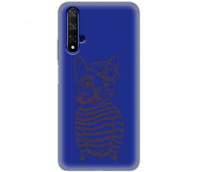 Чохол для Huawei Honor 20 / Nova 5T Mixcase кіт моряк