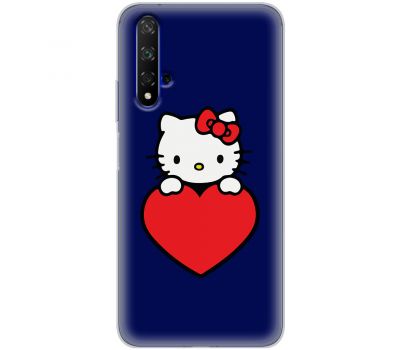 Чохол для Huawei Honor 20 / Nova 5T Mixcase кішечка з серцем